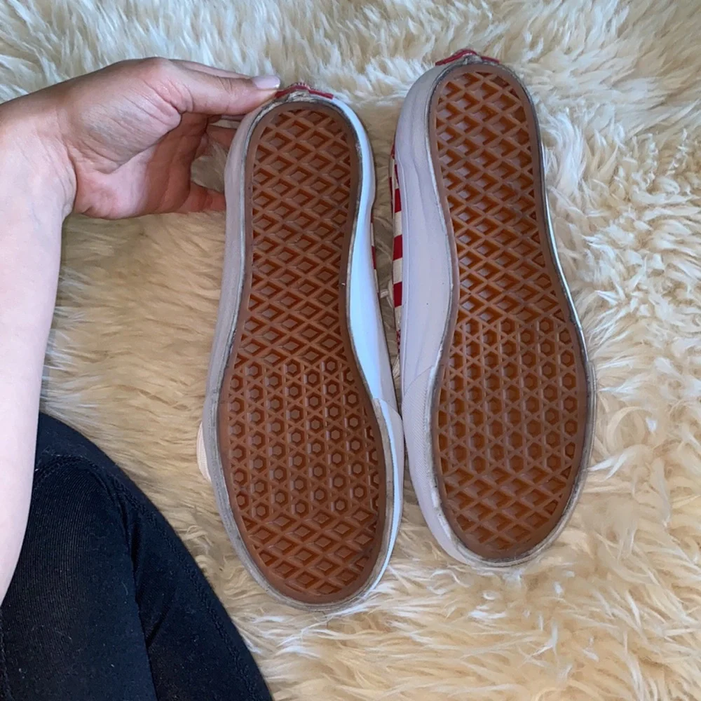 Barely Worn red checkered Vans - Picture 2 of 2